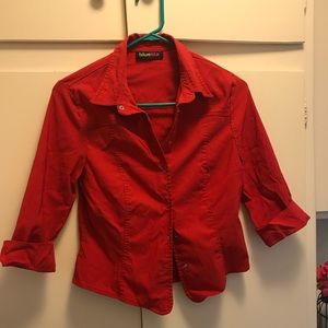 red blouse/jacket